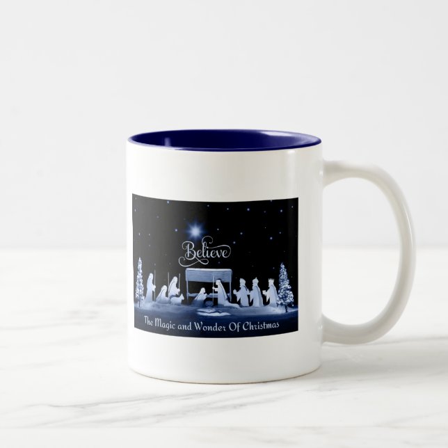 Tasse 2 Couleurs Musique de Noël (Droit)