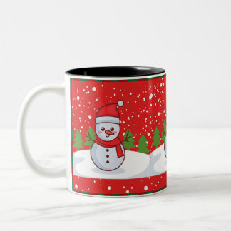 Tasse 2 Couleurs Musique de Noël