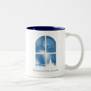 Tasse 2 Couleurs Musique de Noël/hiver
