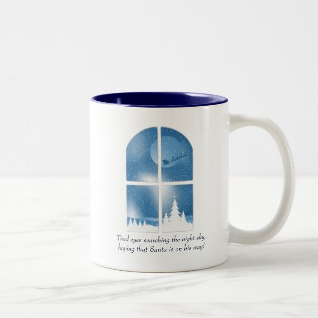 Tasse 2 Couleurs Musique de Noël/hiver (Droit)