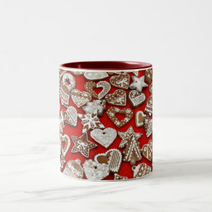 Tasse 2 Couleurs Musique de pain d'épices de Noël