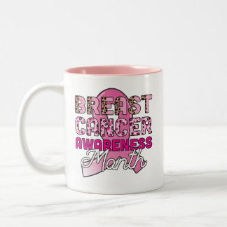 Tasse 2 Couleurs Musique de sensibilisation au cancer du sein