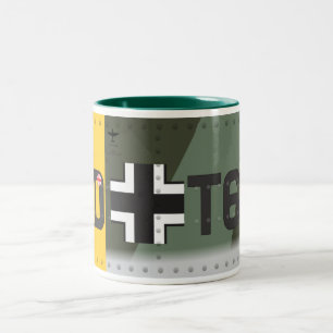 TASSE 2 COULEURS MUSIQUE DE STUKA LUFTWAFFE