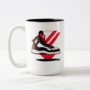 Tasse 2 Couleurs Musique de tête basket