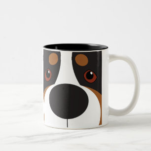 Tasse 2 Couleurs Musique de visage Swissy