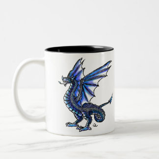 Tasse 2 Couleurs Musique de wyvern bleu