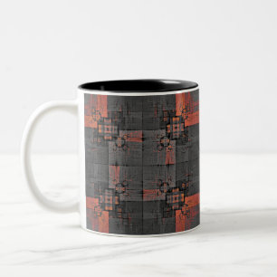 Tasse 2 Couleurs Musique des carrefours orange et gris