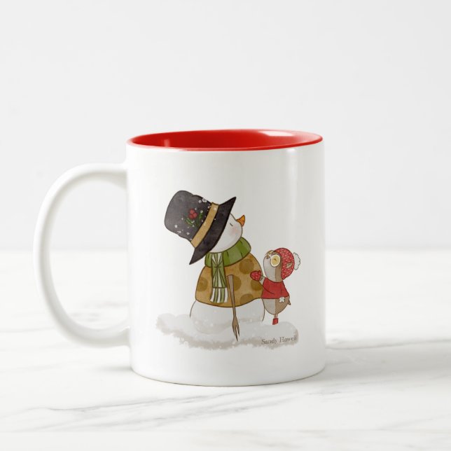 Tasse 2 Couleurs Musique d'or (Gauche)
