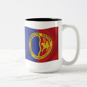 Tasse 2 Couleurs Musique drapeau de la nation Comanche