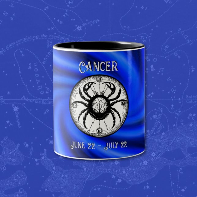 Tasse 2 Couleurs Musique du cancer du zodiaque (Créateur téléchargé)