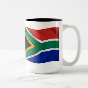 Tasse 2 Couleurs Musique du drapeau sud-africain