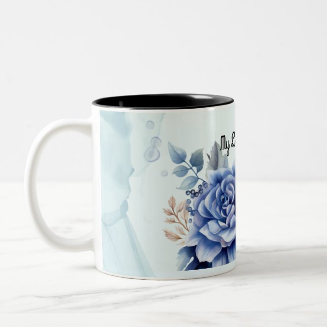 Tasse 2 Couleurs Musique florale (Gauche)