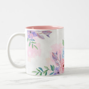 Tasse 2 Couleurs Musique florale