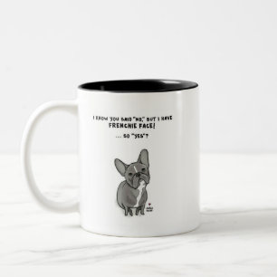 Tasse 2 Couleurs Musique française de Bulldog