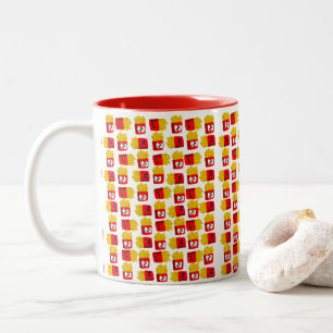 Tasse 2 Couleurs Musique Fries