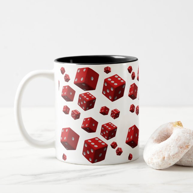 Tasse 2 Couleurs Musique Gardez-le beau dés (Avec donut)