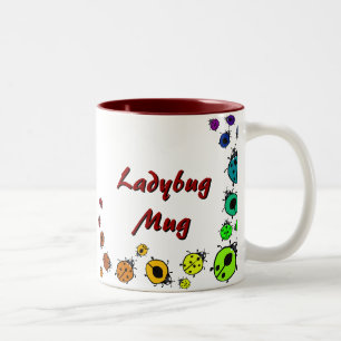 Tasse 2 Couleurs Musique Ladybug arc-en-ciel
