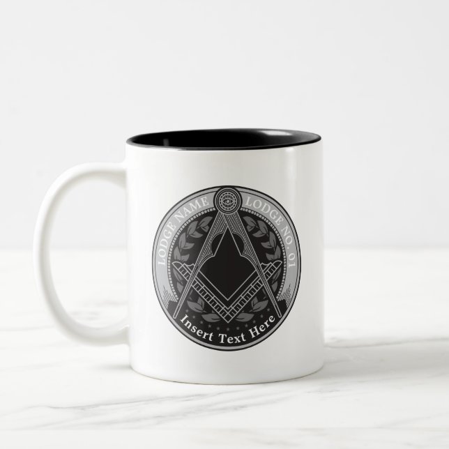 Tasse 2 Couleurs Musique maçonnique (Gauche)