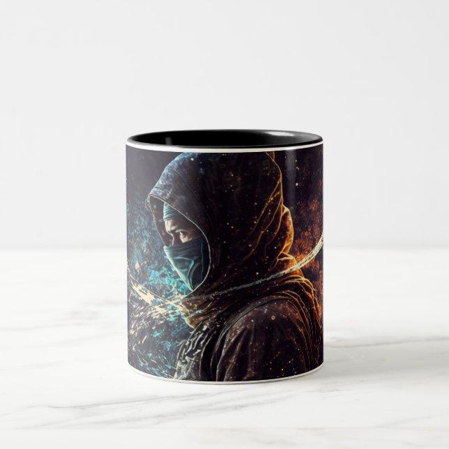 Tasse 2 Couleurs Musique masquée (Centre)