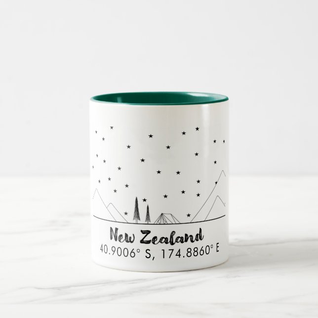 Tasse 2 Couleurs Musique néo-zélandaise (Centre)