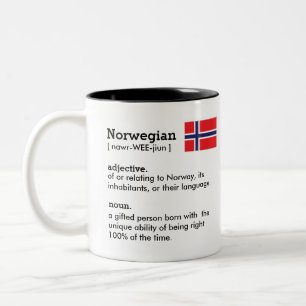 Tasse 2 Couleurs Musique norvégienne