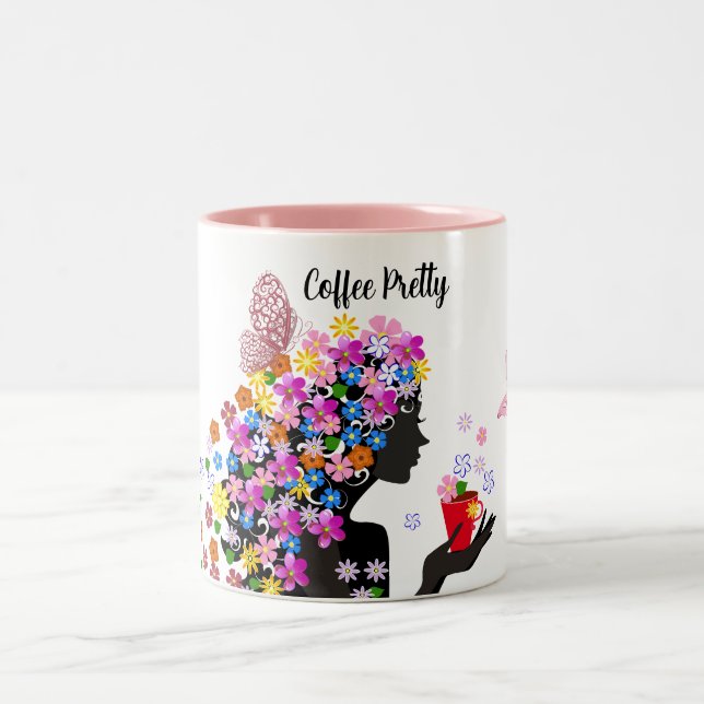 Tasse 2 Couleurs Musique papillon (Centre)