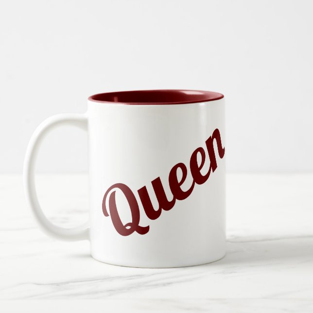 Tasse 2 Couleurs Musique Queen Coffee (Gauche)