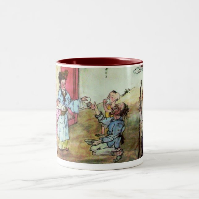 Tasse 2 Couleurs Musique sans abri (Centre)