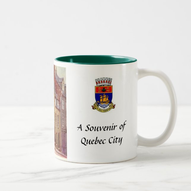 Tasse 2 Couleurs Musique Souvenir de Québec (Droit)