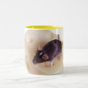 Tasse 2 Couleurs Musique suisse à la souris au fromage