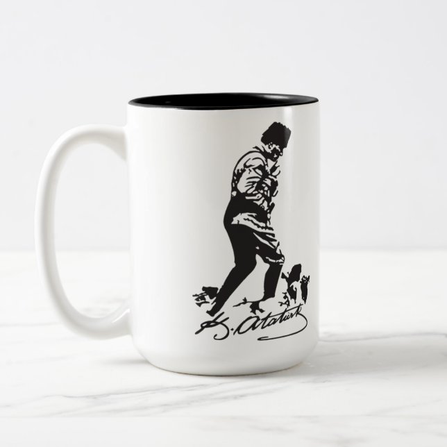Tasse 2 Couleurs Mustafa Kemal Ataturk (Gauche)