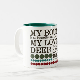 Tasse 2 Couleurs My Bounty est aussi sans limites que la mer...