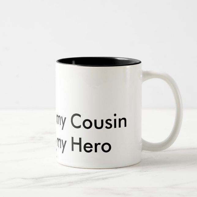 Tasse 2 Couleurs my Cousin my Hero (Droit)