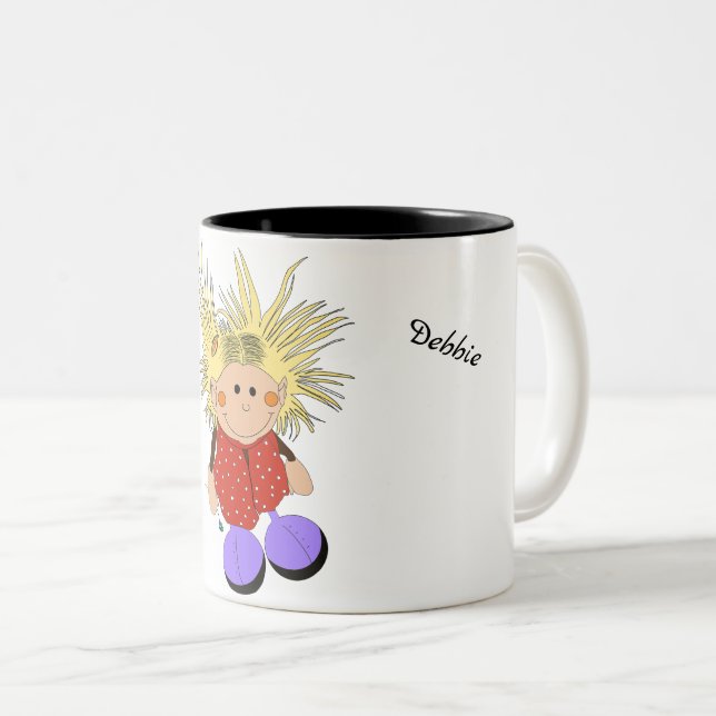 Tasse 2 Couleurs "My little witch" (Devant droit)