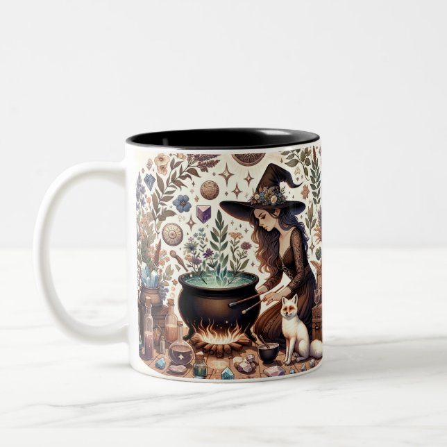 Tasse 2 Couleurs Mystic Herbalist : L'art de la cuisine et de la sa (Gauche)