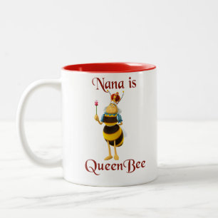 Tasse 2 Couleurs Nana Est La Reine Bee