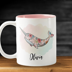 Tasse 2 Couleurs Narval Fantastique Floral