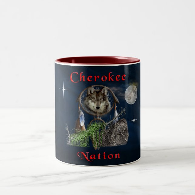 Tasse 2 Couleurs Nation cherokee (Centre)