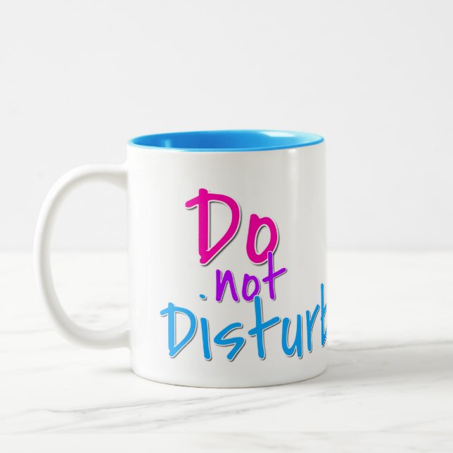 Tasse 2 Couleurs Ne dérangez pas (Gauche)