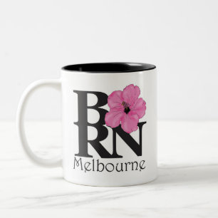 Tasse 2 Couleurs NÉ Melbourne Hibiscus rose