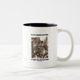 Tasse 2 Couleurs Ne pas agiter ou paniquer ça ne vous fera pas de b