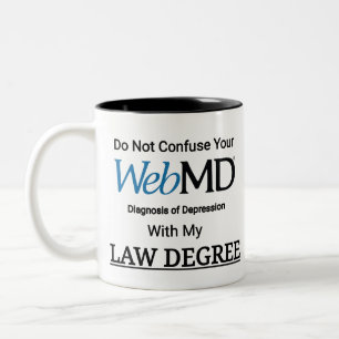 Tasse 2 Couleurs Ne pas confondre votre diagnostic WebMD de dépres