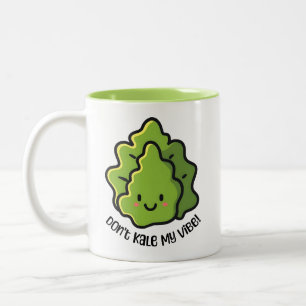 Tasse 2 Couleurs Ne tue pas ma vibe ! Cute Vegetable Cartoon