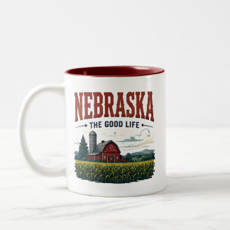 Tasse 2 Couleurs Nebraska Heartland Country Escape