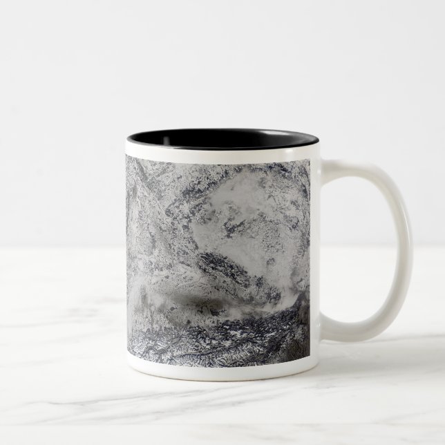 Tasse 2 Couleurs Neige en Europe (Droit)