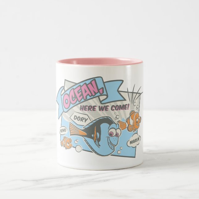 Tasse 2 Couleurs Nemo, Dory & Marlin | Océan Nous venons (Centre)