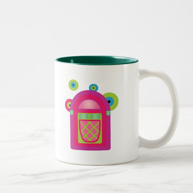 Tasse 2 Couleurs Neon Jukebox (Droit)