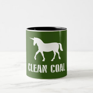 Tasse 2 Couleurs Nettoyer le charbon