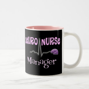 Tasse 2 Couleurs Neuro- cadeaux de directeur d'infirmière