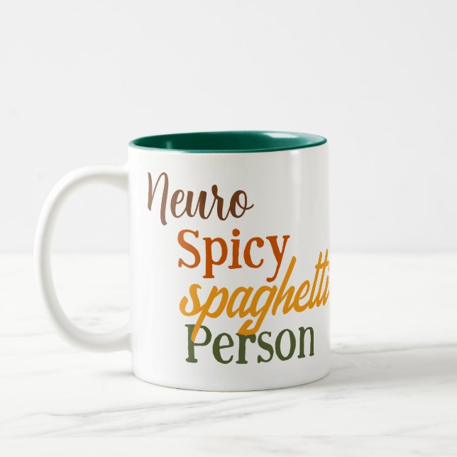 Tasse 2 Couleurs Neuro Spicy Spaghetti Personne (Gauche)